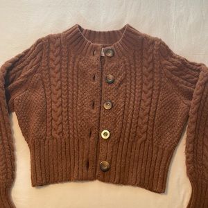 Doen Bernadette cardigan sweater, size small.